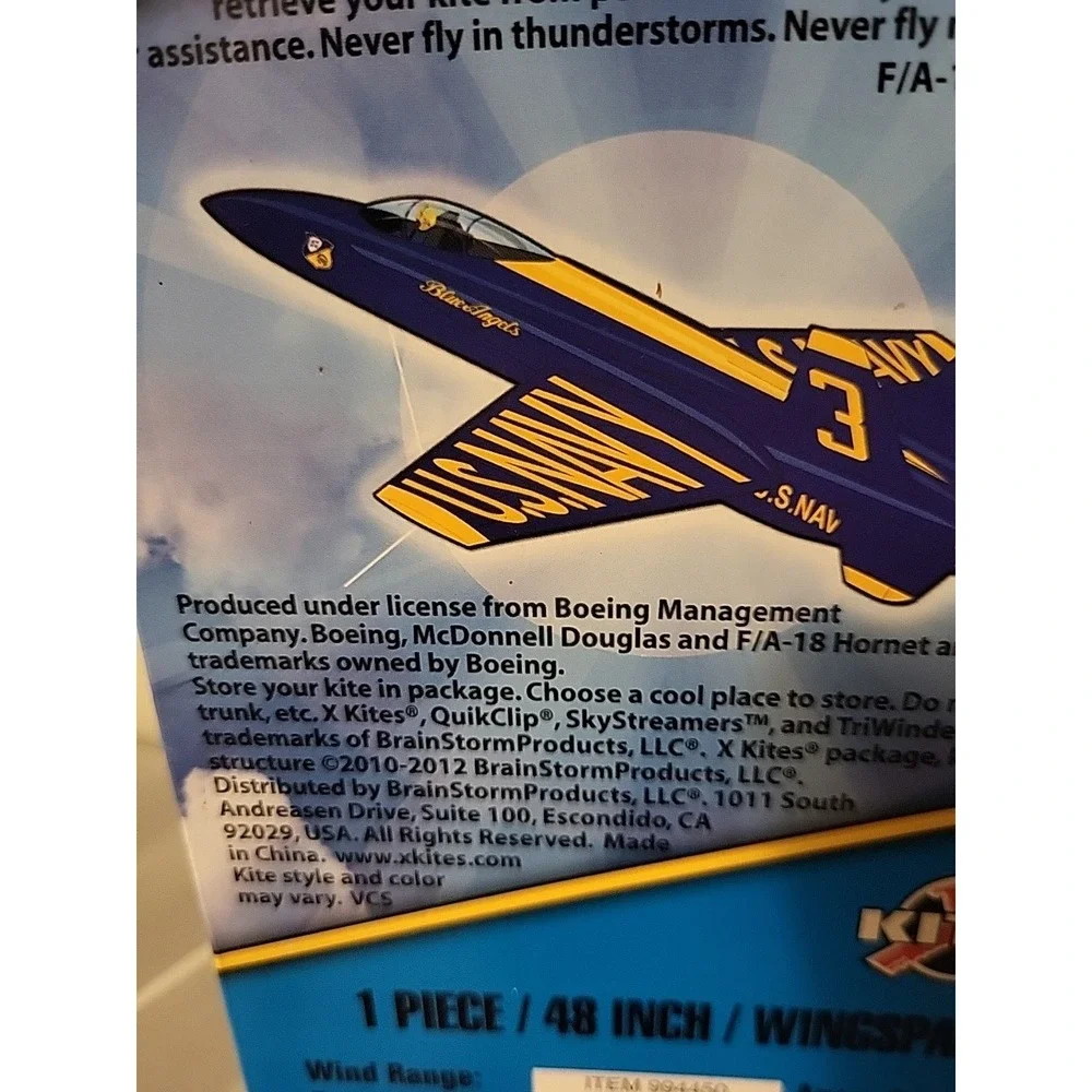 Blue Angles 48inc Wingspan 3D Ripstop‎ Fabric